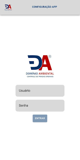 Android application Domínio Ambiental - OS screenshort