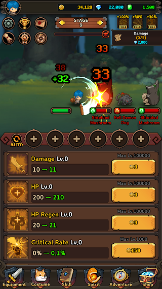 Dragon Slayer : Pixel Idle RPG - Screenshot 1