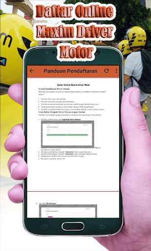 Daftar Maxim Driver Motor Online