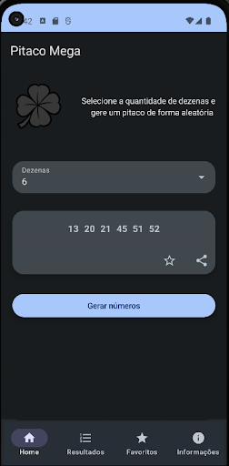 Android application Pitaco Mega screenshort