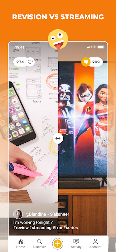 Android application Kiwooz screenshort