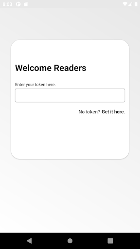 Android application Readwise Widget screenshort
