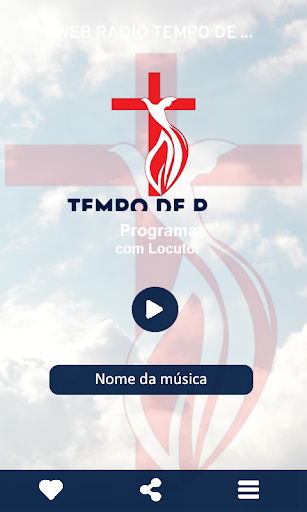 Android application Web Rádio Tempo de Paz screenshort