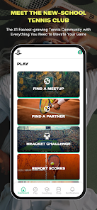 Screenshot 1 PlayYourCourt - Play Tennis android