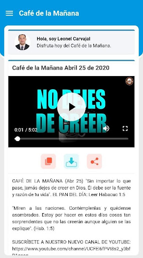 Café de la Mañana Screen 2