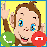 Fake Call Monkey Game icon