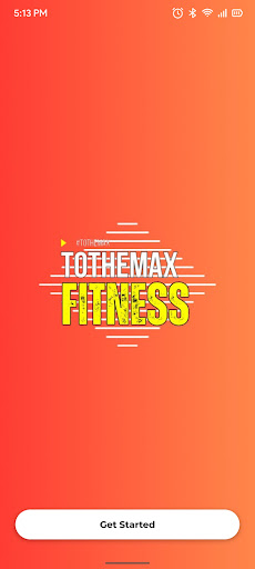 Android application To The Max Fitness screenshort