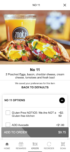 Zookz Best Toasted Sandwiches