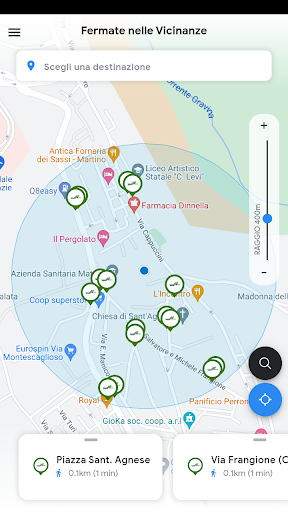 Android application My Bus Matera screenshort
