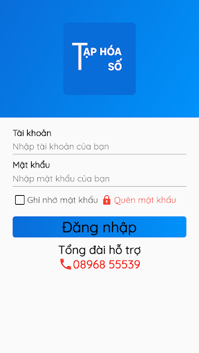 Android application Tạp Hoá Số screenshort