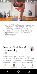 yoga wake up