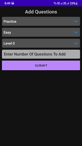 Indian Abacus Academy Admin Screen 3
