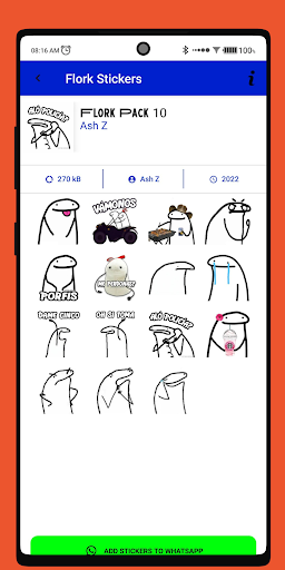 Flork Stickers for WhatsApp