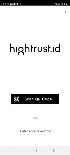 Android application hightrust.id screenshort
