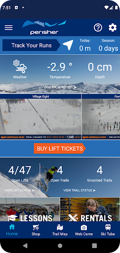 Android application Perisher screenshort