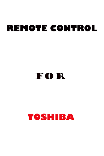 Android application tv remote control for Toshiba screenshort