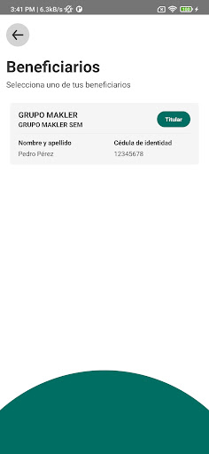 Makler Salud Screen 2