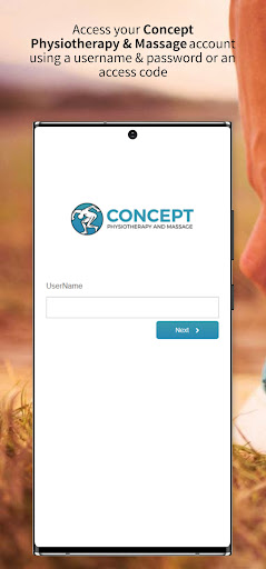 Android application Concept Physiotherapy screenshort