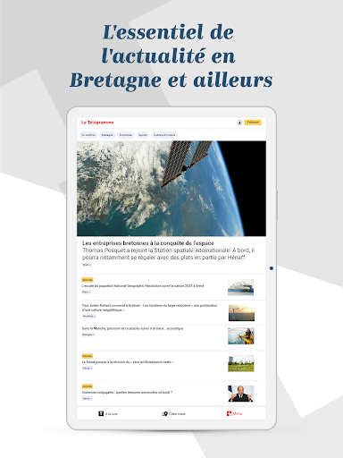 Screenshot of Le Télégramme - Info Bretagne