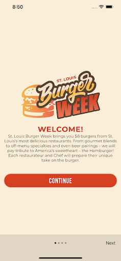 Android application St. Louis Burger Week screenshort