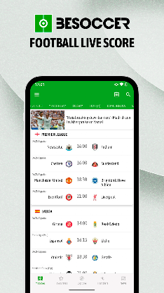 BeSoccer: Soccer Live Score screenshot 1