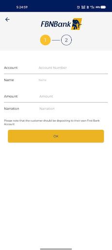 Firstmonie FBN Bank Screen 2