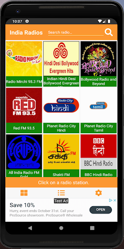 Android application India Radio – FM Radio Tuner screenshort