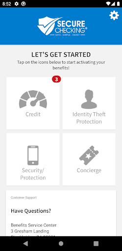 Secure Checking Screen 2