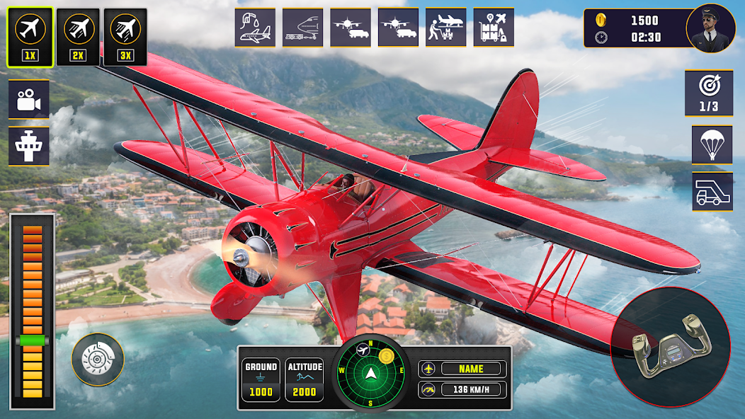 Airplane Games 3D: Pilot Games 1.0 APK + Mod (Unlimited money) untuk android
