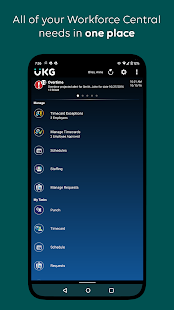 UKG Workforce Central Screenshot