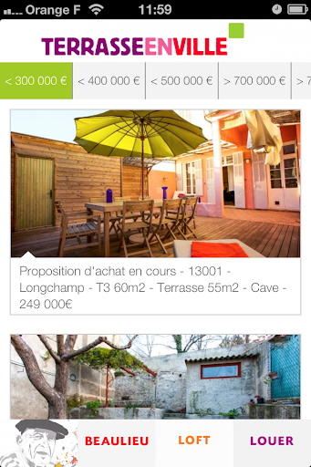Terrasse en Ville Immobilier Screen 3