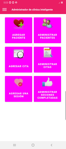 Vista previa de la aplicación