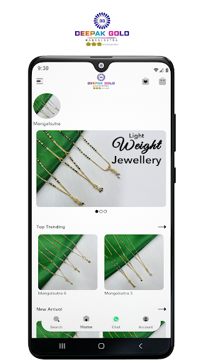Android application Deepak Gold screenshort