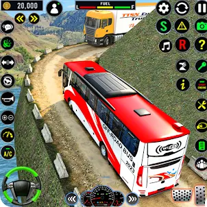 上坡巴士模擬器遊戲 3d