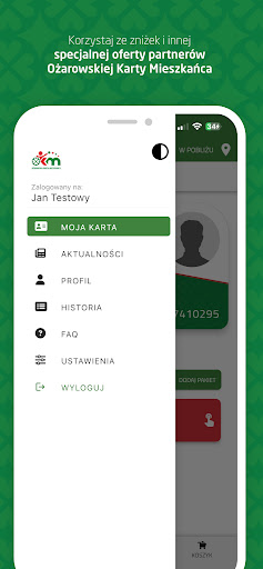 OKM Ożarowska Karta Mieszkańca Screen 2