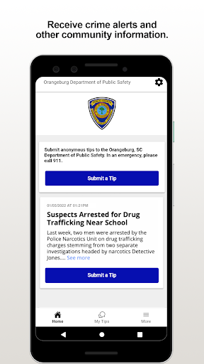 Android application Orangeburg DPS screenshort