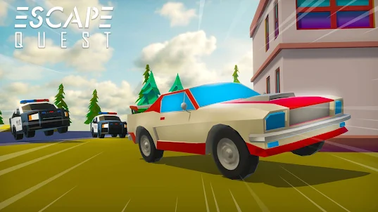 Escape Quest: Police Car Chase