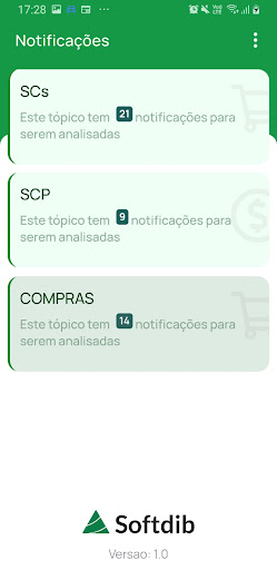 Softdib Notificações Screen 3