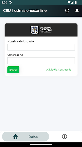 Android application CRM | ELITE UDV screenshort