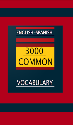 Android application 3000 Most Using Words in Engli screenshort