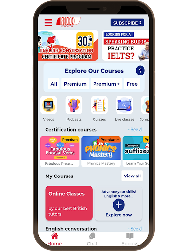 Android application Red Fox Education screenshort
