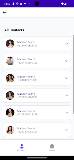 Android application Madison Beer Fake Video Call screenshort
