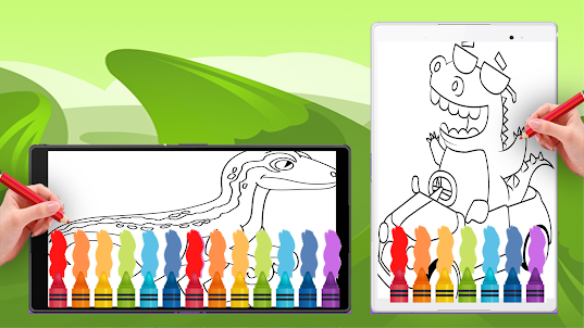 Dinosaur Colouring Pages Book