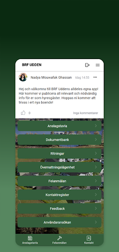 Android application BRF Udden screenshort