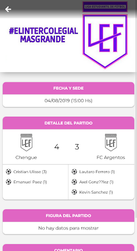 LIGA ESTUDIANTIL Screen 2