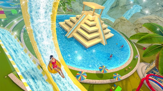 Water Parks Extreme Slide Ride : Amusement Park 3D 5