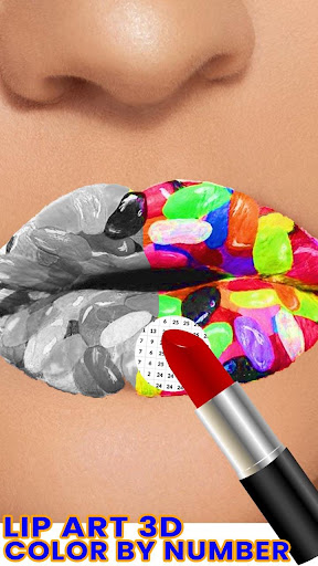 Lip Art Coloring By Number - Pixel Art Coloring  Screenshots 2