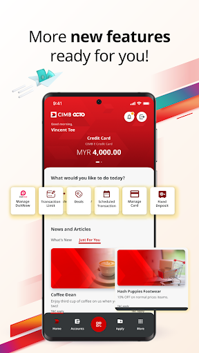 Android application CIMB OCTO MY screenshort