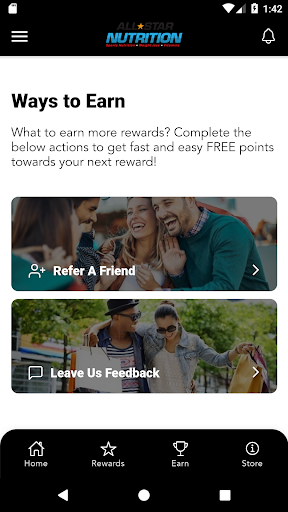 Android application All Star Rewards screenshort