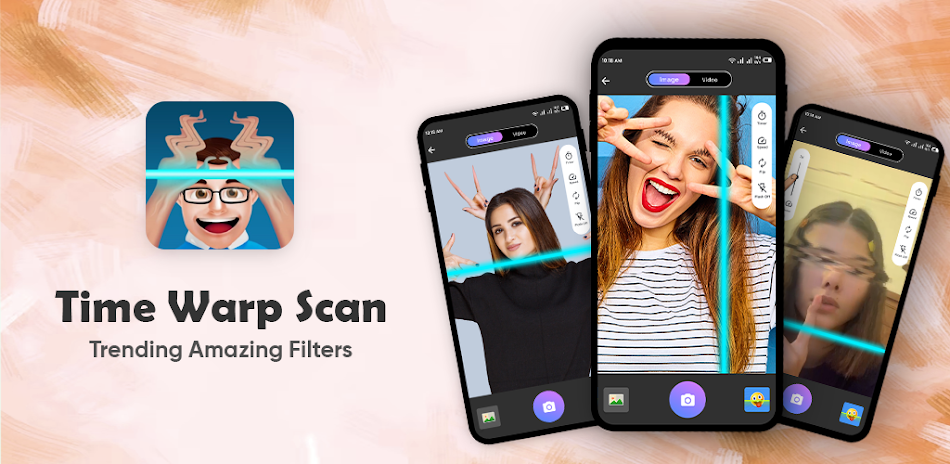 #7. Time Warp Scan: Face Scan (Android) Podle: Creative Apps Ltd.